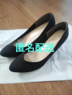 ポインテッドトゥハイヒール ブラック