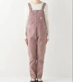 ［れんのの様専用］carhartt オーバーオールピンク　Sのサムネイル