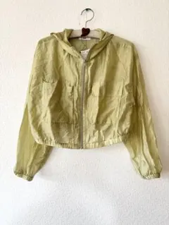 新品　WEGO ウィゴー　シアーフード　ショートブルゾン　フード付き