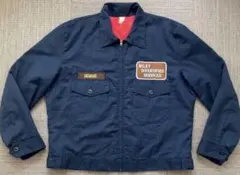 ★70s USA製 RED KAPキルティングライナーワークジャケット ネイビー