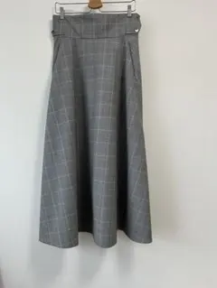 【値下】Styling チェック柄 フレアスカート サイズ1のサムネイル