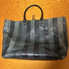 COACH レザー ストライプ トートバッグのサムネイル