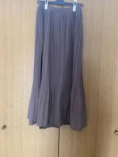 スカート 秋冬 プリーツ