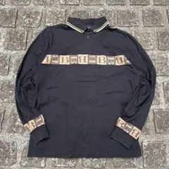 一点物 バーバリーゴルフ ロンT ポロ 黒