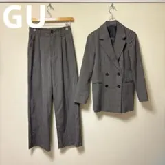 GU スーツ　セットアップ　グレー　S 入学式　入園式　春　卒業式