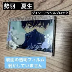 ⑨ SAKAMOTO DAYS　アクリルブロック　 勢羽　夏生★新品未使用★