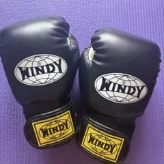 WINDY ボクシング　レガース　ブラック　Mサイズ WINDY ボクシング レガース ブラック Mサイズ - メルカリ