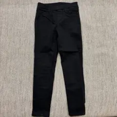 最終値下げ　UNIQLO 110 120 黒ズボン　ブラック　ストレッチパンツ