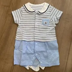 バースデイ　ボーダーロンパース