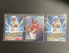topps stadium club 大谷翔平　mike trout インサート