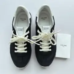 CELINE Triomphe スニーカー ブラック ホワイト サイズ35のサムネイル