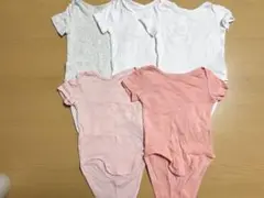 H&M 肌着ロンパース 5枚セット 68センチ