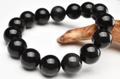 セール中❣️AAA☆メキシコ産レインボーオブシディアン　14mm天然石ブレスレット