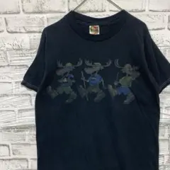 USA製90sヴィンテージTシャツ！シングルステッチブラック古着 2XL0601