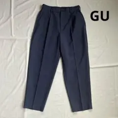 【美品】GU メンズSサイズ　ドライワイドイージーアンクルパンツ
