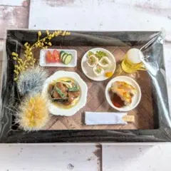 イムラサンプル特注 お食い初めセット 食品サンプル agney木製食器付