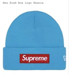 25AW Supreme New Era Box Logo Beanie ブルー