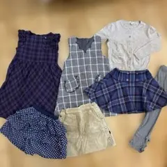 110 120 べべ アプレレクール　ユニクロ　スカート　ワンピース　組曲