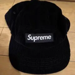 Supreme コーデュロイキャップ 黒