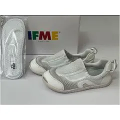 【難あり】キッズ　上履き　★IFME（19.5）ホワイト