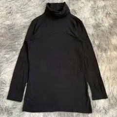 美品✨【otto】タートルネック長袖トップス ロング丈 チュニック カジュアル