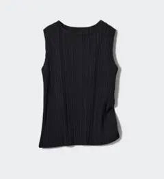 【UNIQLO 】プリーツストレートパンツ丈長め＆ノースリーブT セットアップ