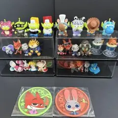 ディズニー ピクサー ガチャ29点セット アリス ズートピア リトルグリーンマン