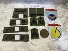 実物 中国人民武装警察部隊 21式現用迷彩戦闘服刺繍パッチ 6枚セット