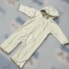 未使用！裏起毛カバーオール　迷彩　70-80 防寒