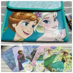 【希少】エルサのサプライズ　アナと雪の女王マルチケースクリアファイルバッジセット