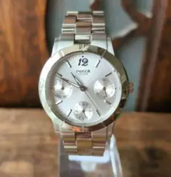 電池新品 CITIZEN シチズン wicca ウィッカ 腕時計 シルバー 平成のサムネイル
