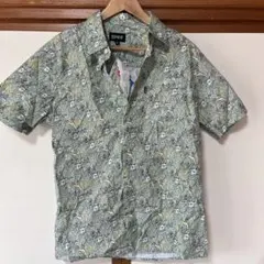 RIPNDIP 半袖シャツ M 緑系 葉柄