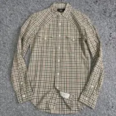 【美品】RRL ダブルアールエル チェック ウエスタン シャツ XS 綿 長袖のサムネイル