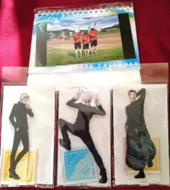 匿名★完売品有★五条　夏油　七海　アクスタ　カレンダー　アニメーション呪術廻戦展