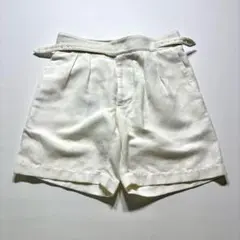 極美品✨ ラルディーニ グルカ ショーツ リネン ホワイト ベルト付き 現行のサムネイル