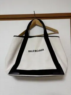 BALENCIAGA ネイビーカバス トートバッグ