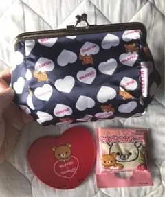 リラックマ　ぬいぐるみ　がまぐちポーチ　５種 リラックマぬいぐるみ がまぐちポーチ ポシェット サンエックス