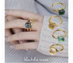 blackdia ocean ポメラート風　ヌードリング　指輪のサムネイル