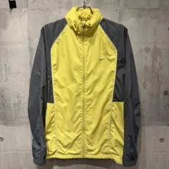 NIKE CLIMA-FIT ナイロンジャケット イエロー×グレー L