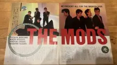 1985年雑誌　切り抜き　ザ・モッズ　森山達也　 THE MODS
