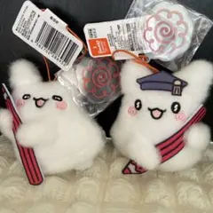 はなまるおばけ　はなまるチャーム付きマスコット　２点セット