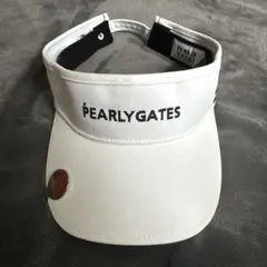 PEARLY GATES パーリーゲイツ ホワイト バイザー