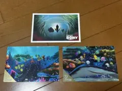 ファインディングニモ・ドリー ホログラム ポストカード 3枚セット キラキラ