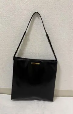 【希少】GUCCI オールドグッチ ワンショルダーバッグ レザー ブラック 黒