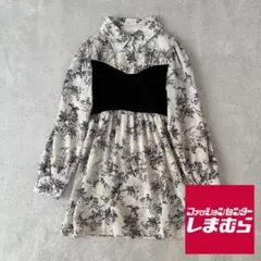 Amista アミスタ ビスチェ付きブラウス 花柄シャツ 長袖 M⭐︎のサムネイル