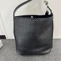 コーチ ショルダーバック 編み込み