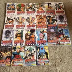 ナルト展 コミックスカバー全巻ポストカードセット - メルカリ