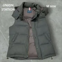ユニオンステーション UNIONSTATION ダウンベスト Ｍサイズ