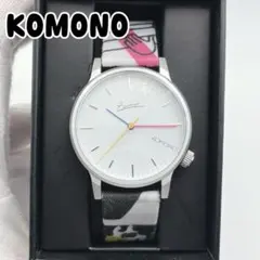 未使用 KOMONO コモノ X FACE WHITE ウォッチ 腕時計