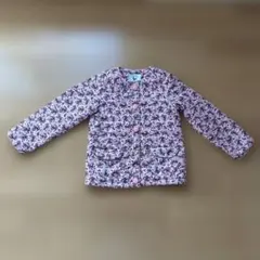 花柄ジャケット ピンク系 130センチ